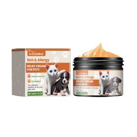 Pet Itch & Allergy Relief Cream, Soothing Skin  For Dogs & Cats, Natural Herbal Extracts For Itch, Bites & Irritated Skin, 50g (Option: 1box)